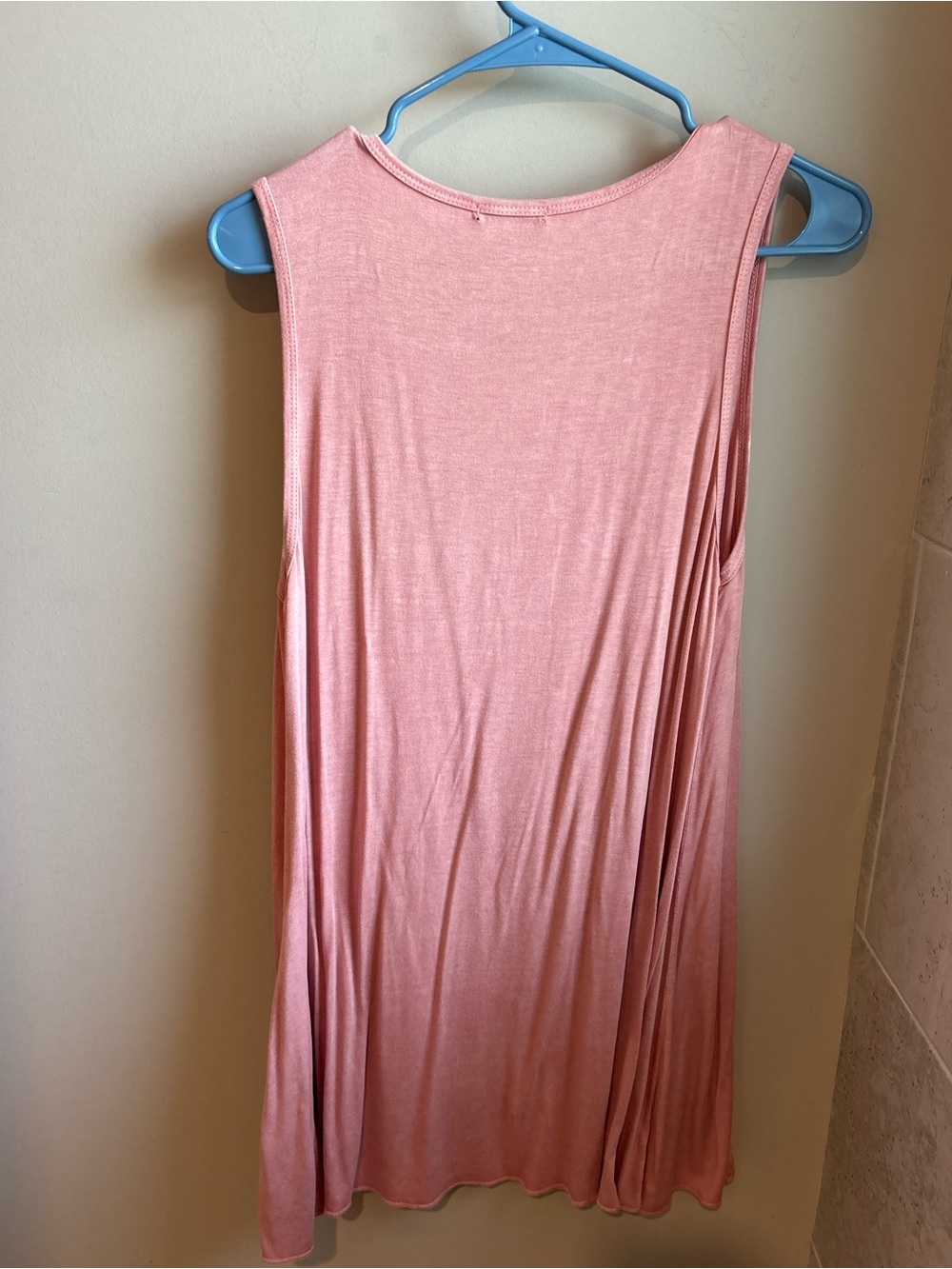 T Party Soft Pink Sleeveless Swing Tank with Lace Panels - Picture 4 of 4